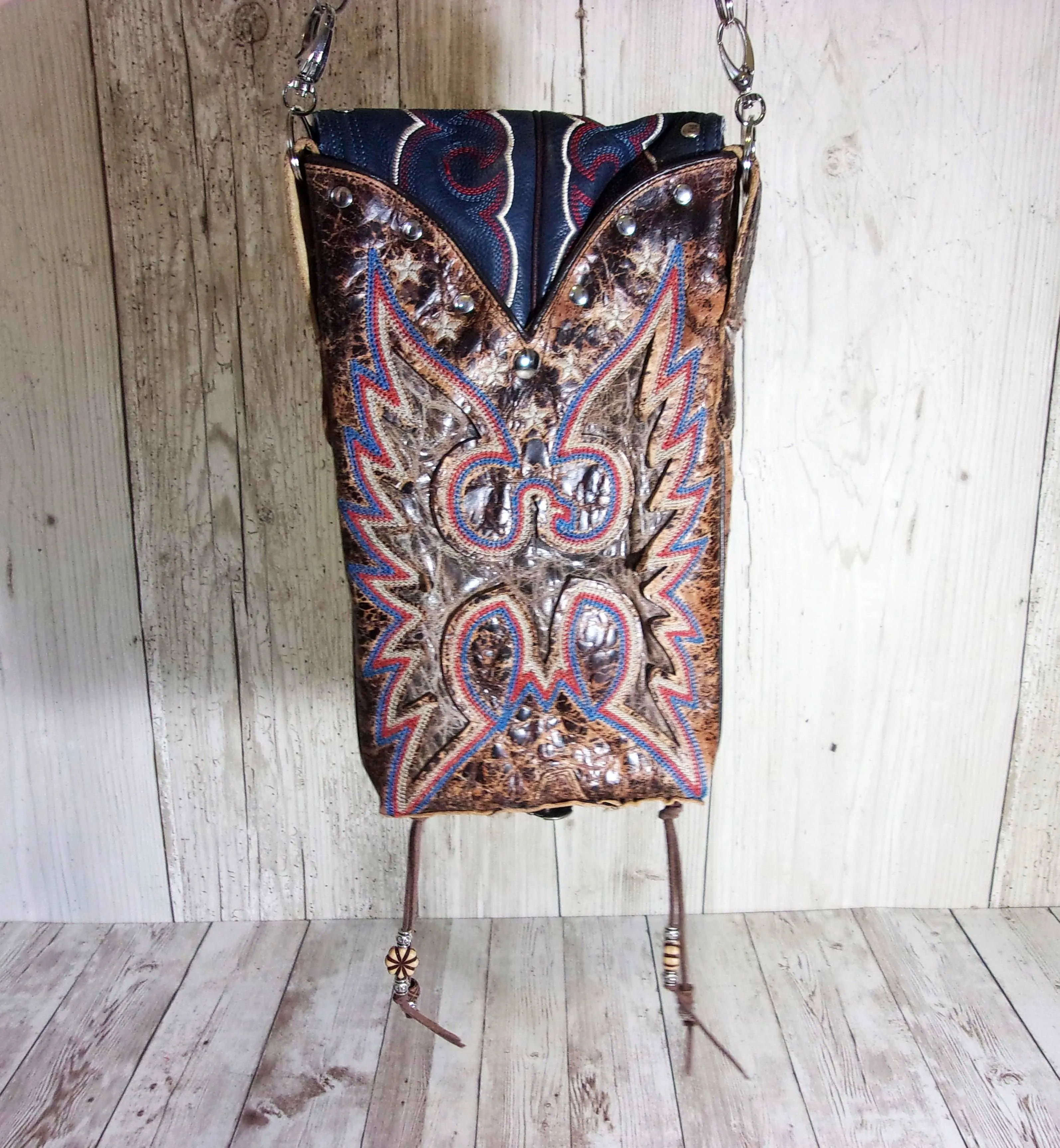 Cowboy Boot Crossbody Hipster Purse HP741