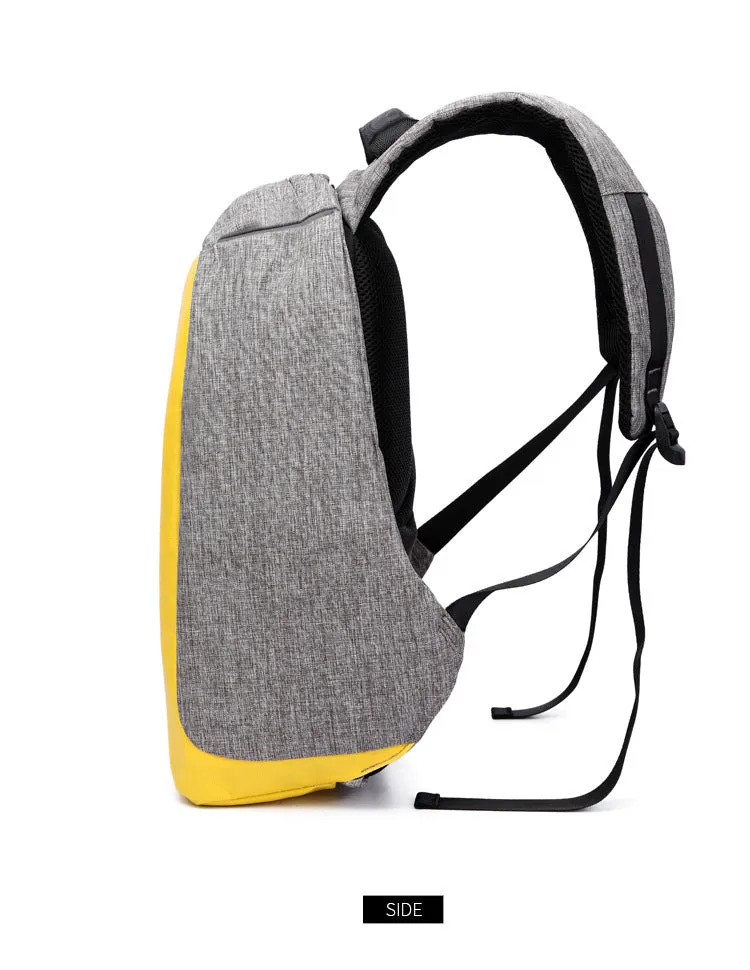 Creative USB Charge Anti - Theft Backpack Fashion Large Capacity Casual Style