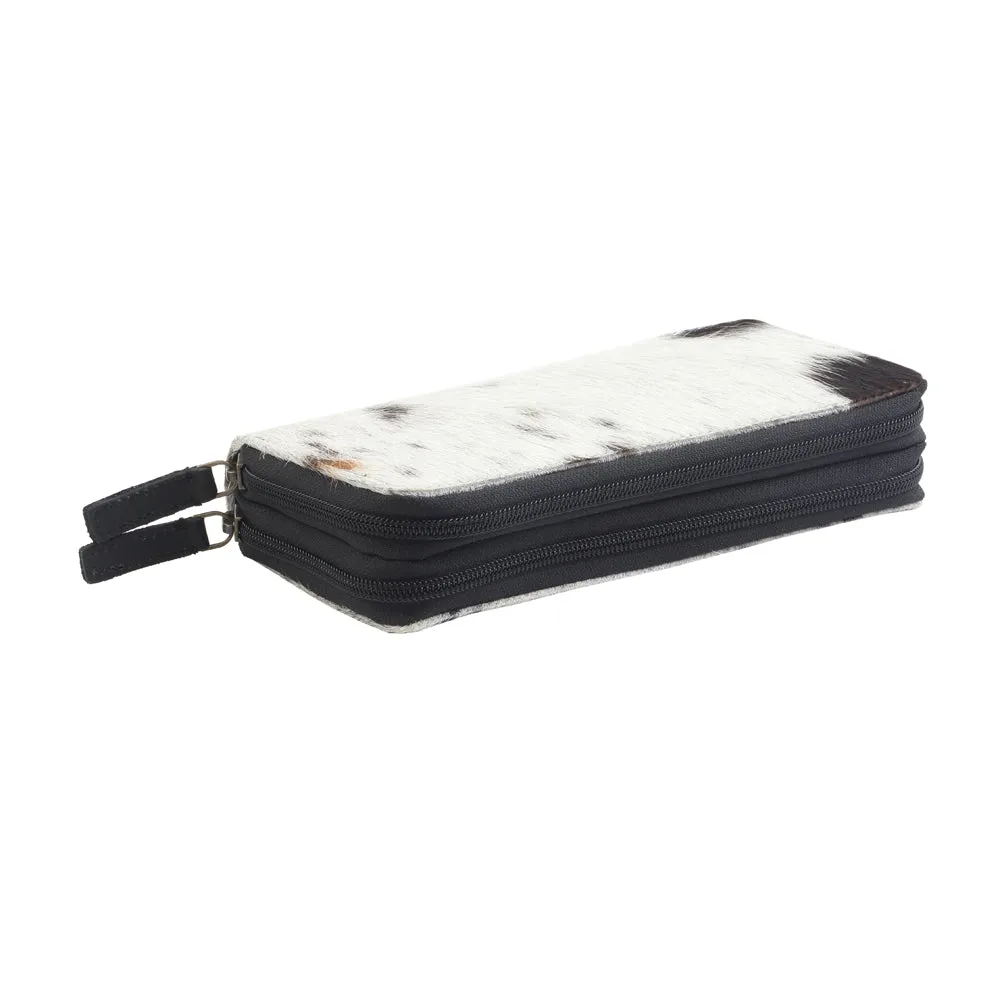 DALMATIANS LEATHER AND HAIRON WALLET