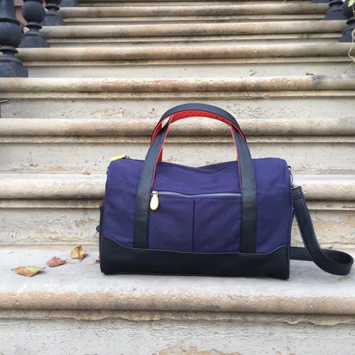 Dekalb Travel Duffel Navy and Black by Canopy Verde