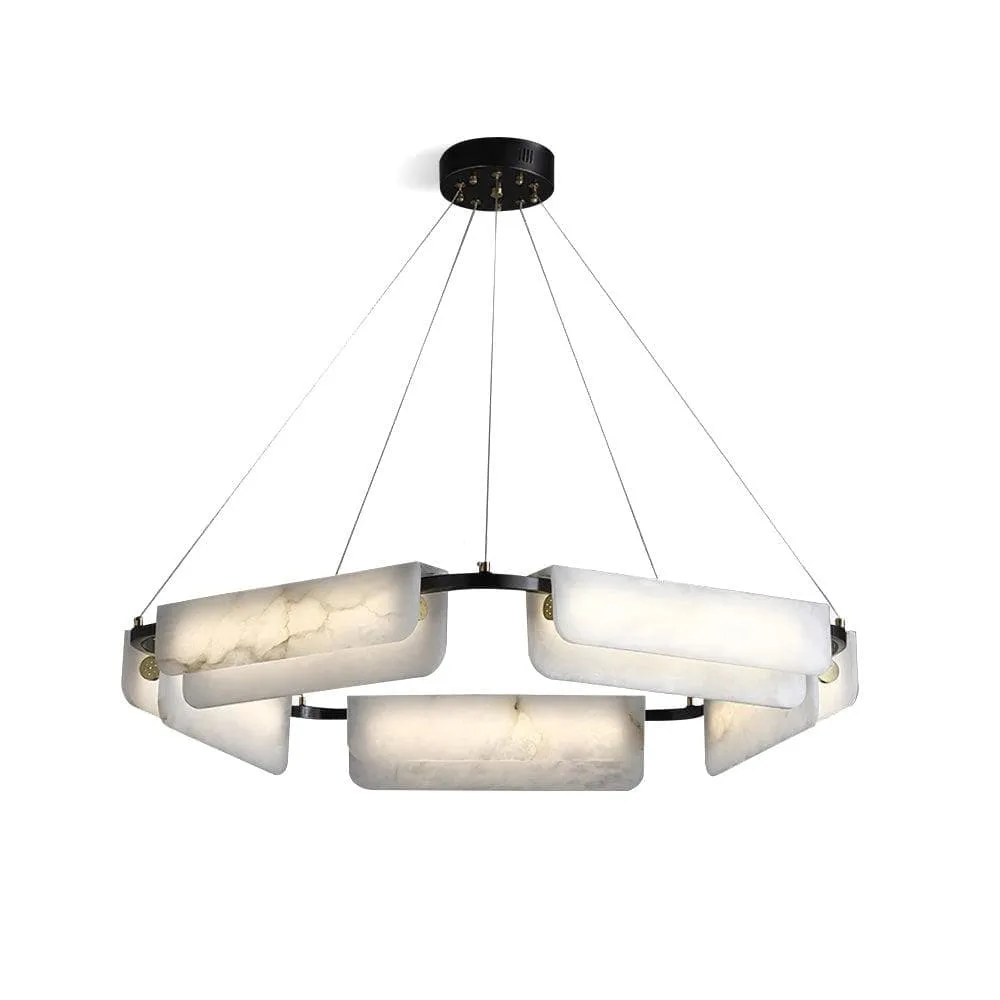 Delia Alabaster Chandelier