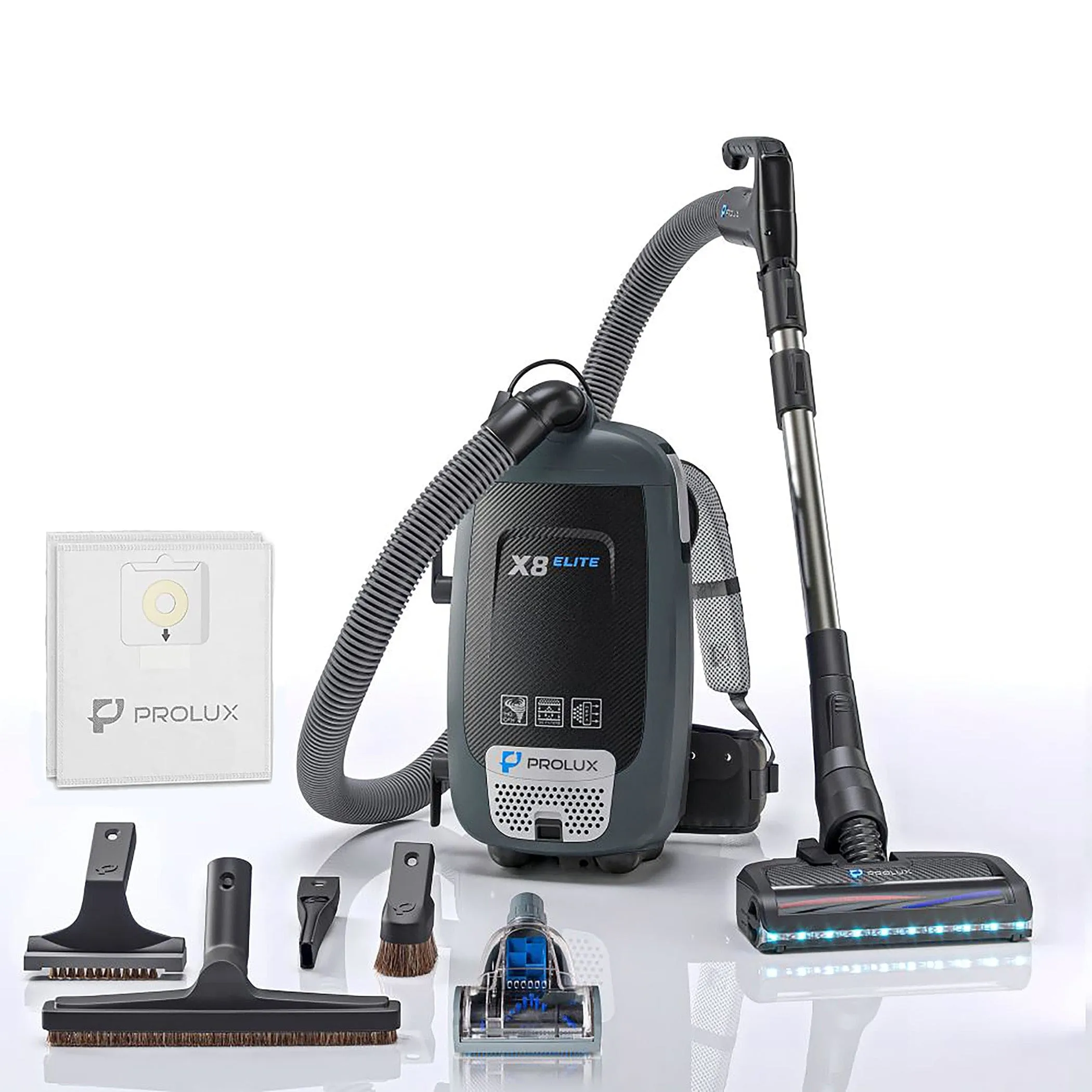 DEMO Prolux X8 Elite Backpack Vacuum Canister w/ Prolux Electric Powerhead Kit