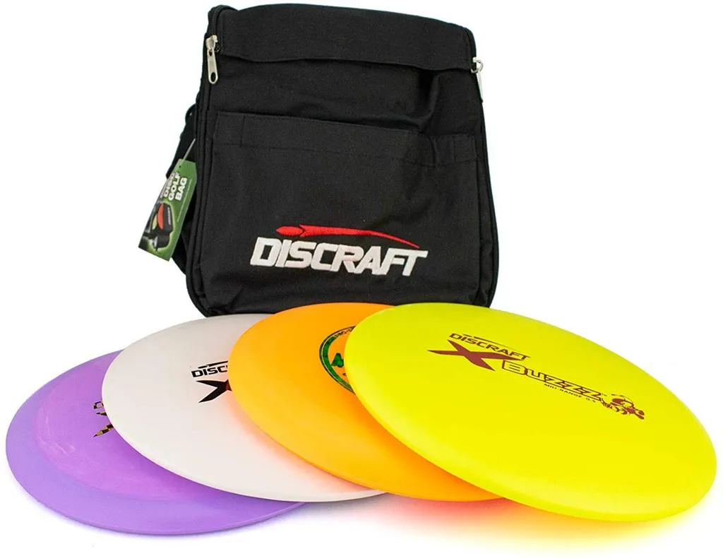 Discraft Deluxe Discs Golf Set with Bag