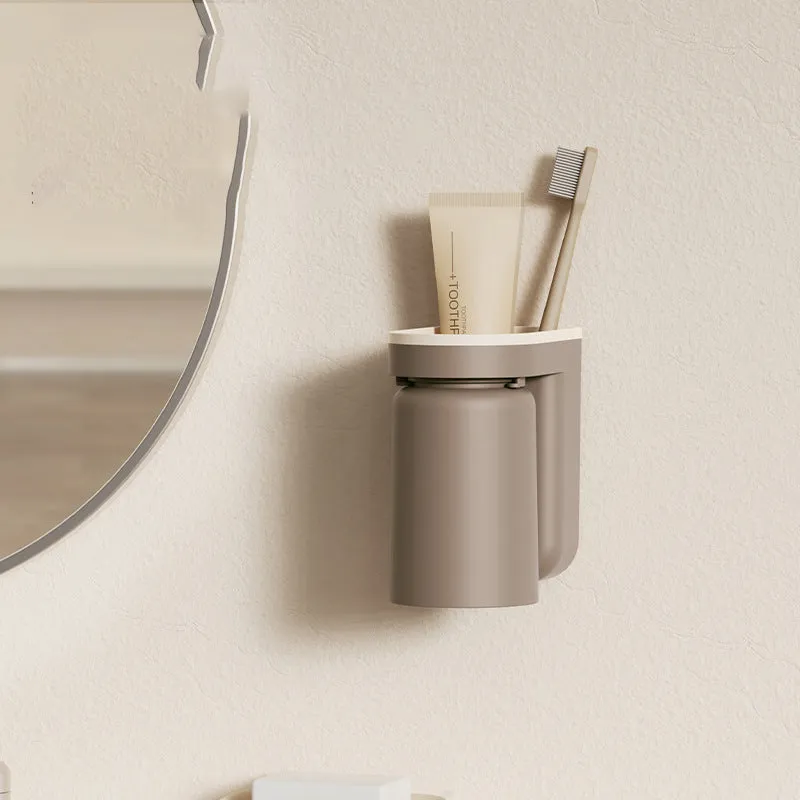 Drill-Free Toothbrush Organizer Shelf, HG0082