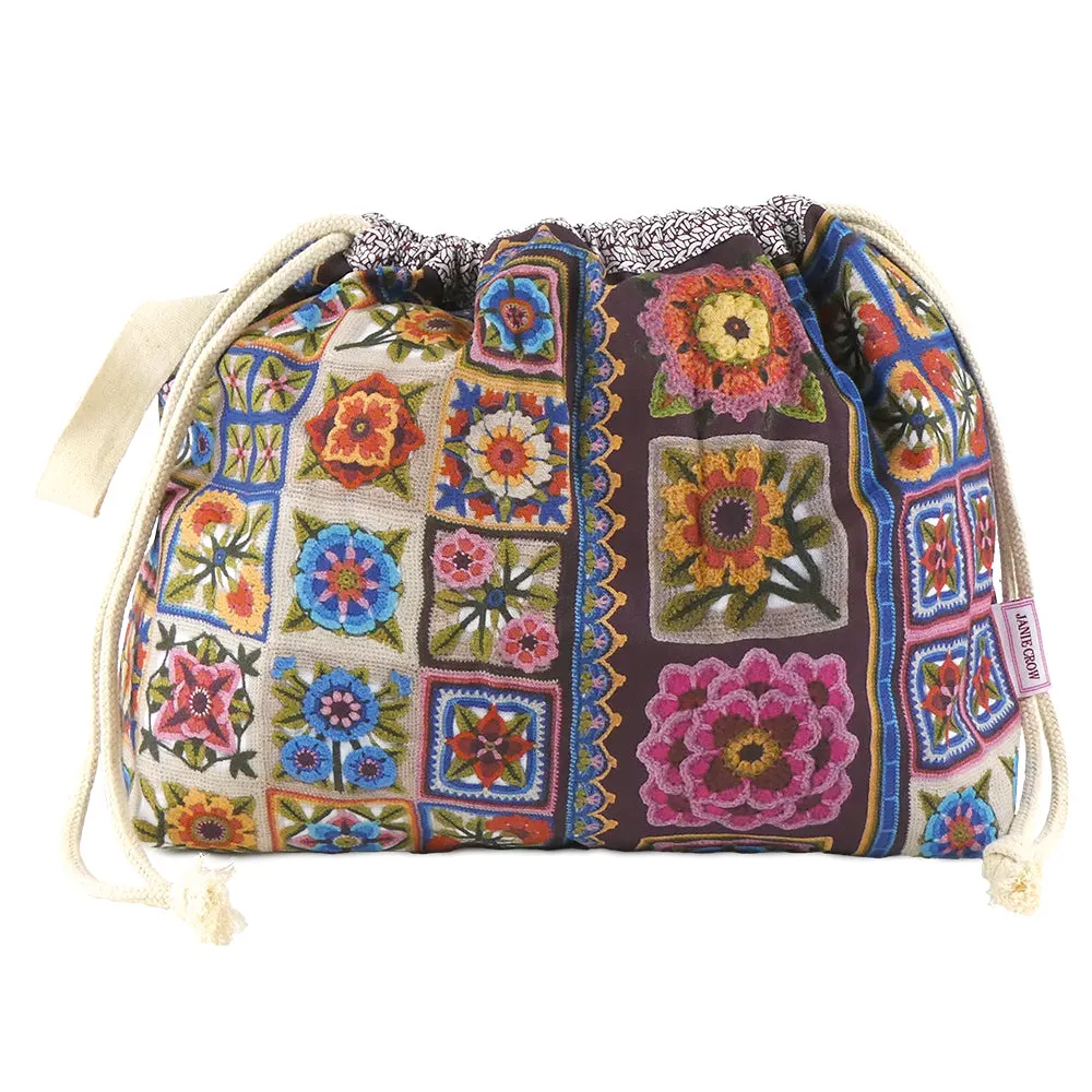 Emma Ball - Drawstring Bag - Spirit of Flora by Janie Crow