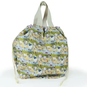 Emma Ball Large Bucket Bag - Felted Sheep