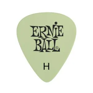 Ernie Ball Super Glow Cellulose Heavy Picks, Bag of 12