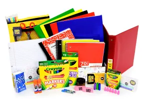 Essential Elementary School Supply Kit Bundle - 45 Pieces