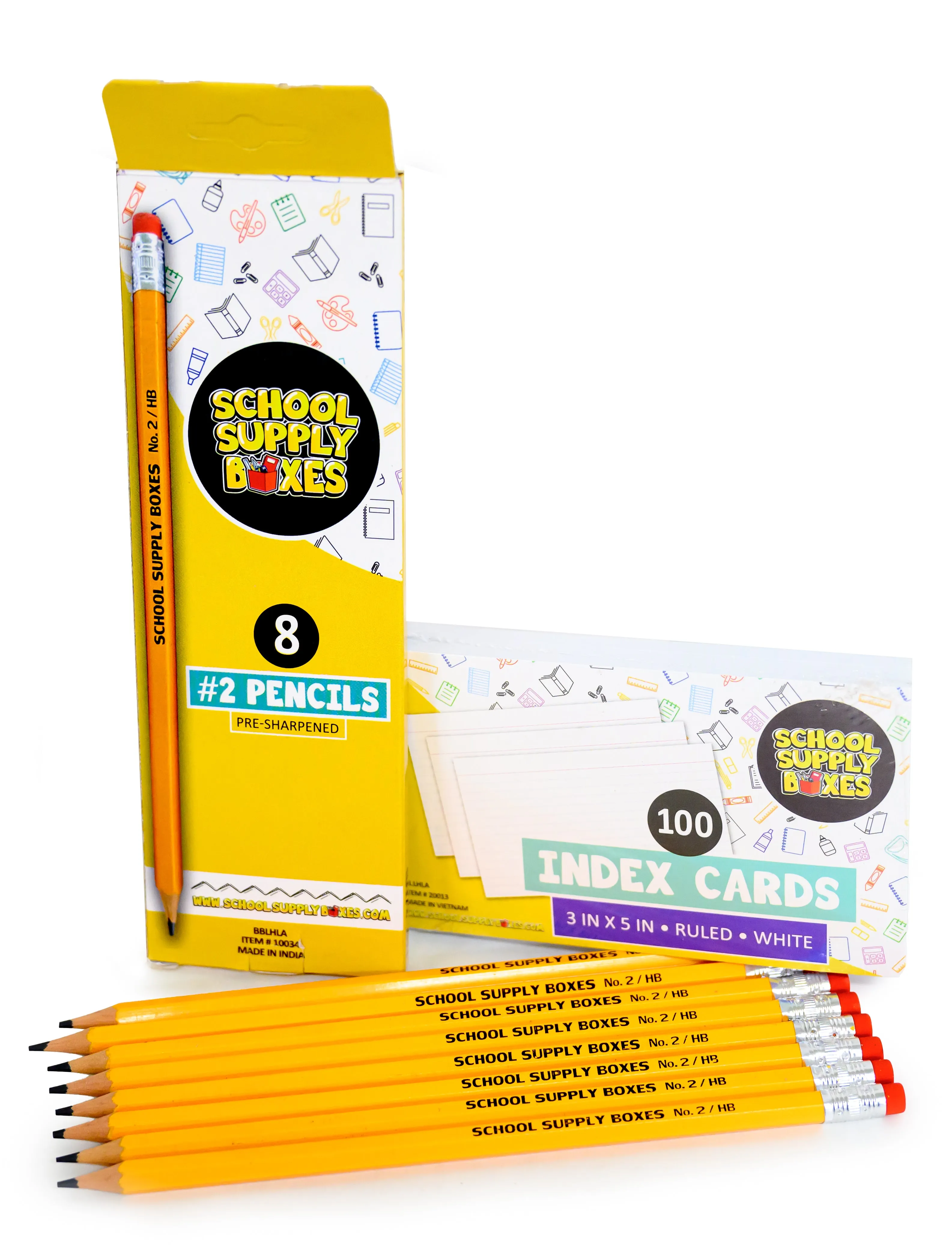 Essential Elementary School Supply Kit Bundle - 45 Pieces