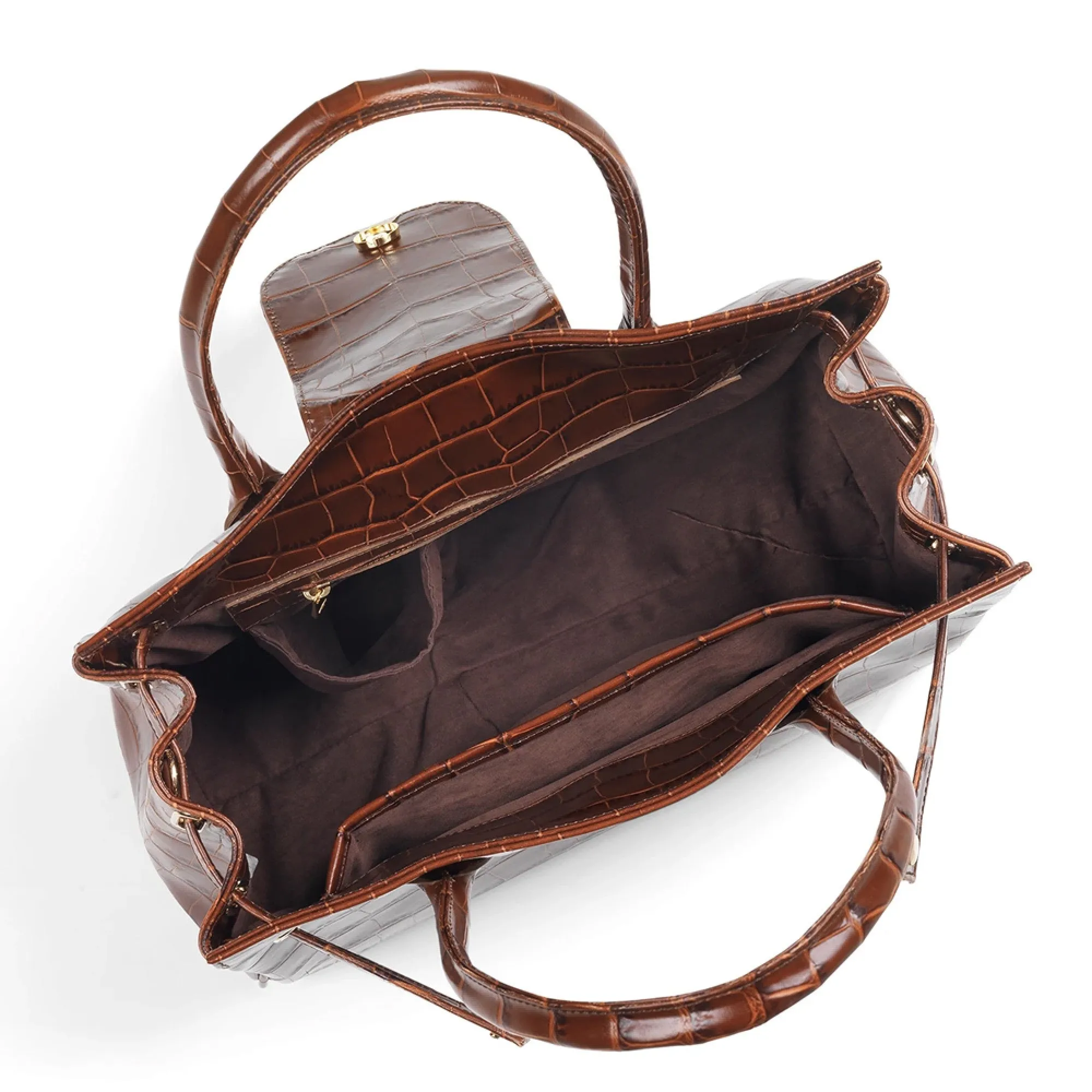 Fairfax & Favor Windsor Leather Handbag - Conker Leather