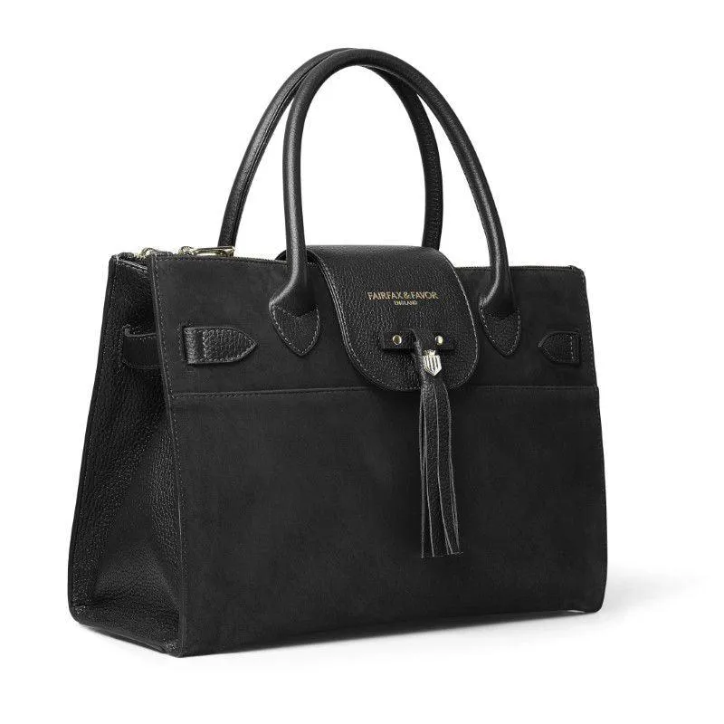 Fairfax & Favor Windsor Work Ladies Bag - Black