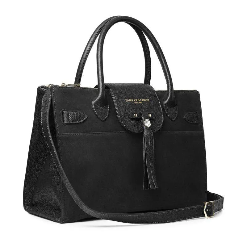 Fairfax & Favor Windsor Work Ladies Bag - Black