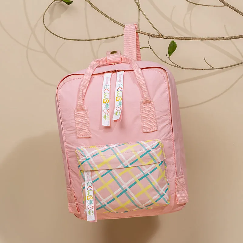 Fashion Durable Square Tyvek Paper Backpack for Kids Eco-Friendly