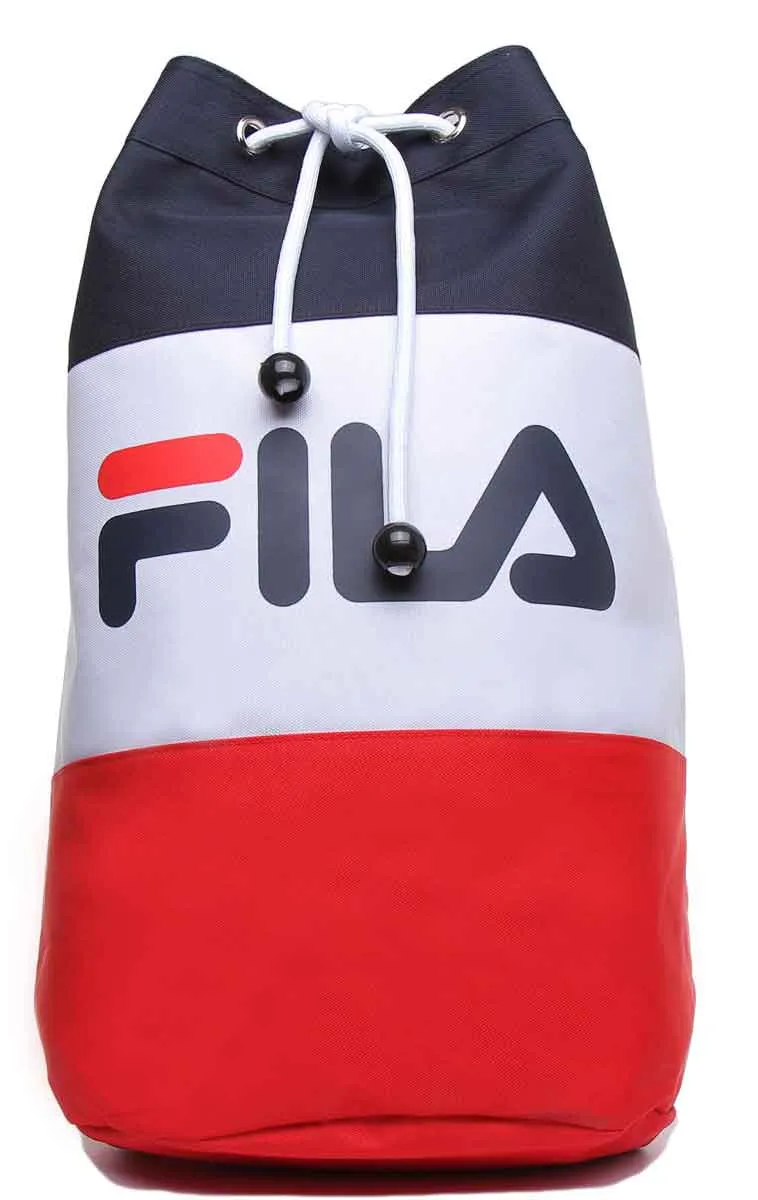 Fila Roadster Sack In Wht Blu Red