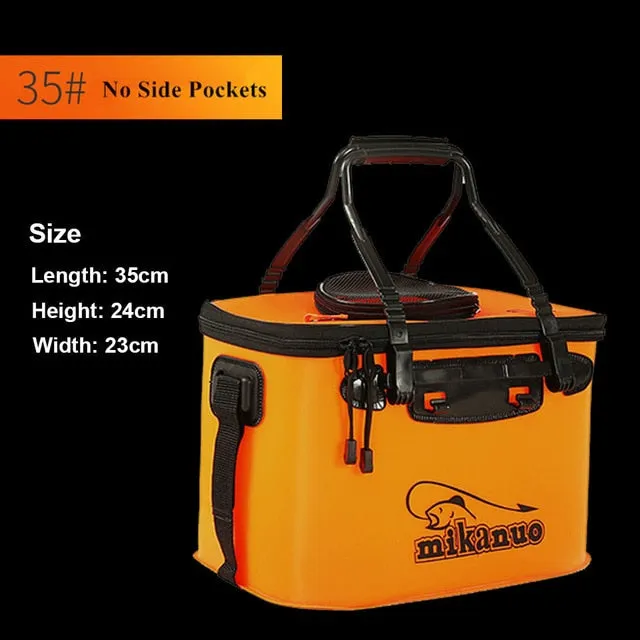 FISH Portable EVA Fishing Bag Collapsible Fishing Bucket Live Fish Box