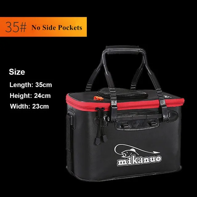 FISH Portable EVA Fishing Bag Collapsible Fishing Bucket Live Fish Box