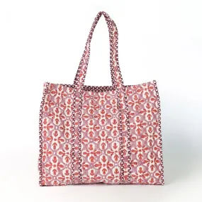 Fleur de Lis Rose Tote Bag