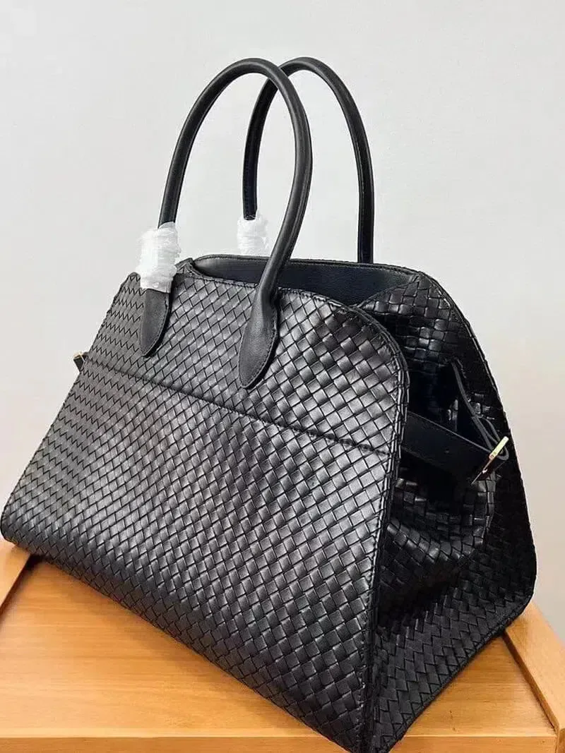 Floria – Vegan leather – Woven shopper bag