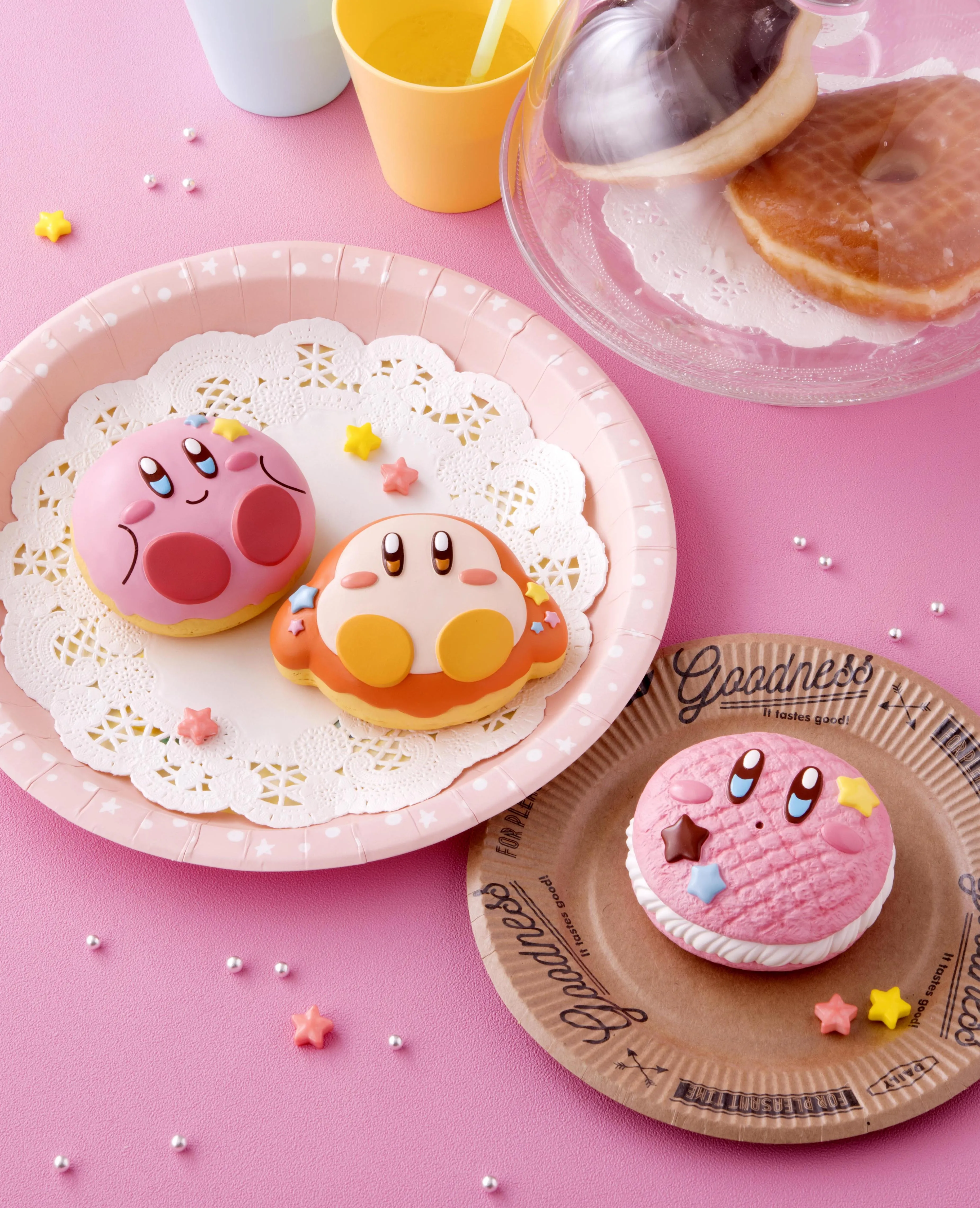 Fluffy Squeeze: Kirby Donut Charms (Resale)