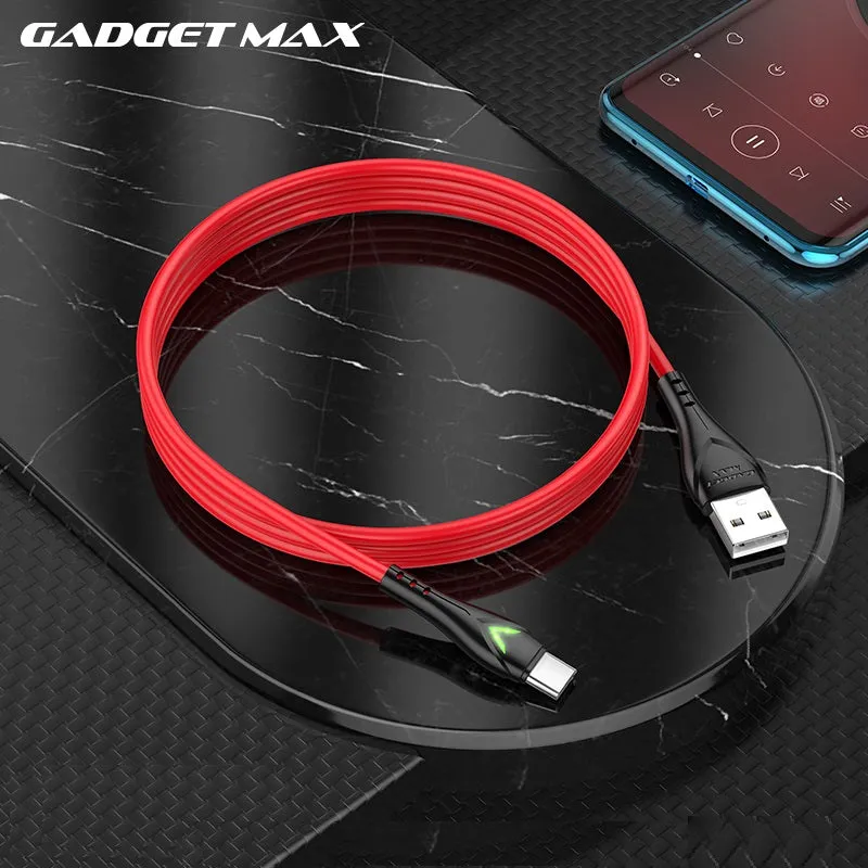 GADGET MAX GX08 TYPE-C 3A CHARGING DATA CABLE FOR TYPE-C (3A)(1M) - RED