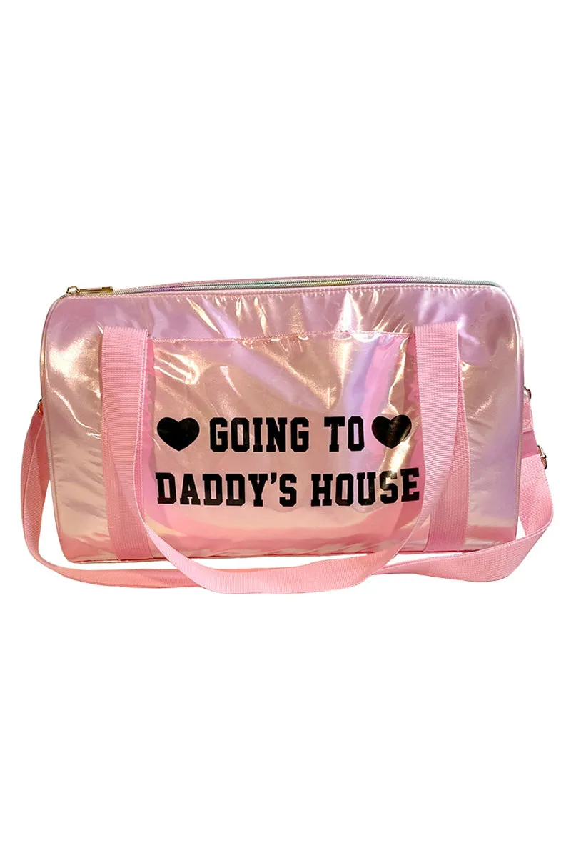 Going To Daddy's House Pink Travel Bag 16" with 7-Piece BDSM Kit