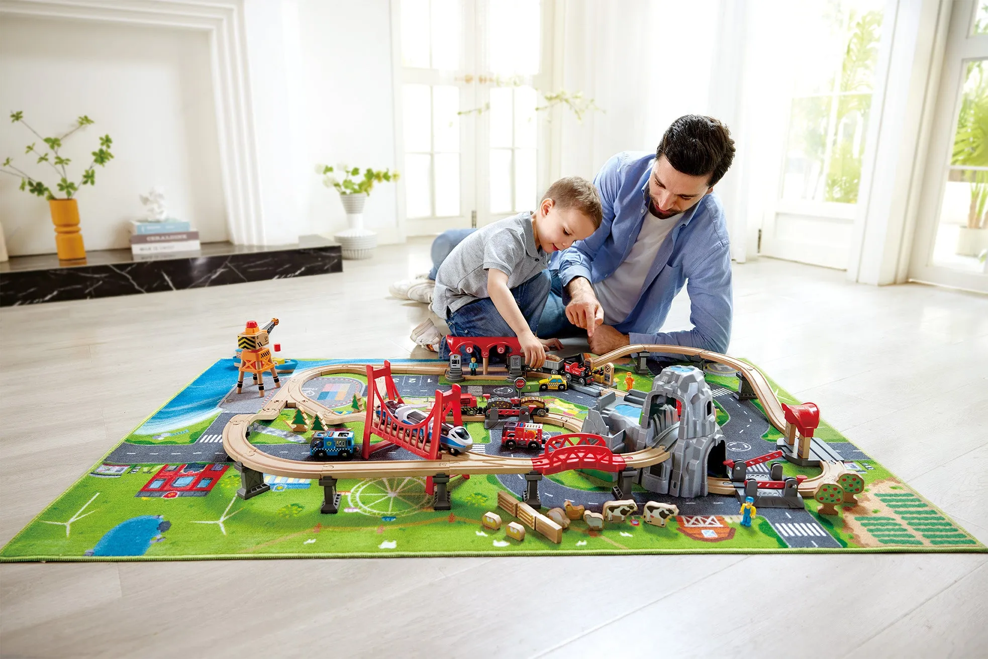 Hape Railworld Discovery Mat