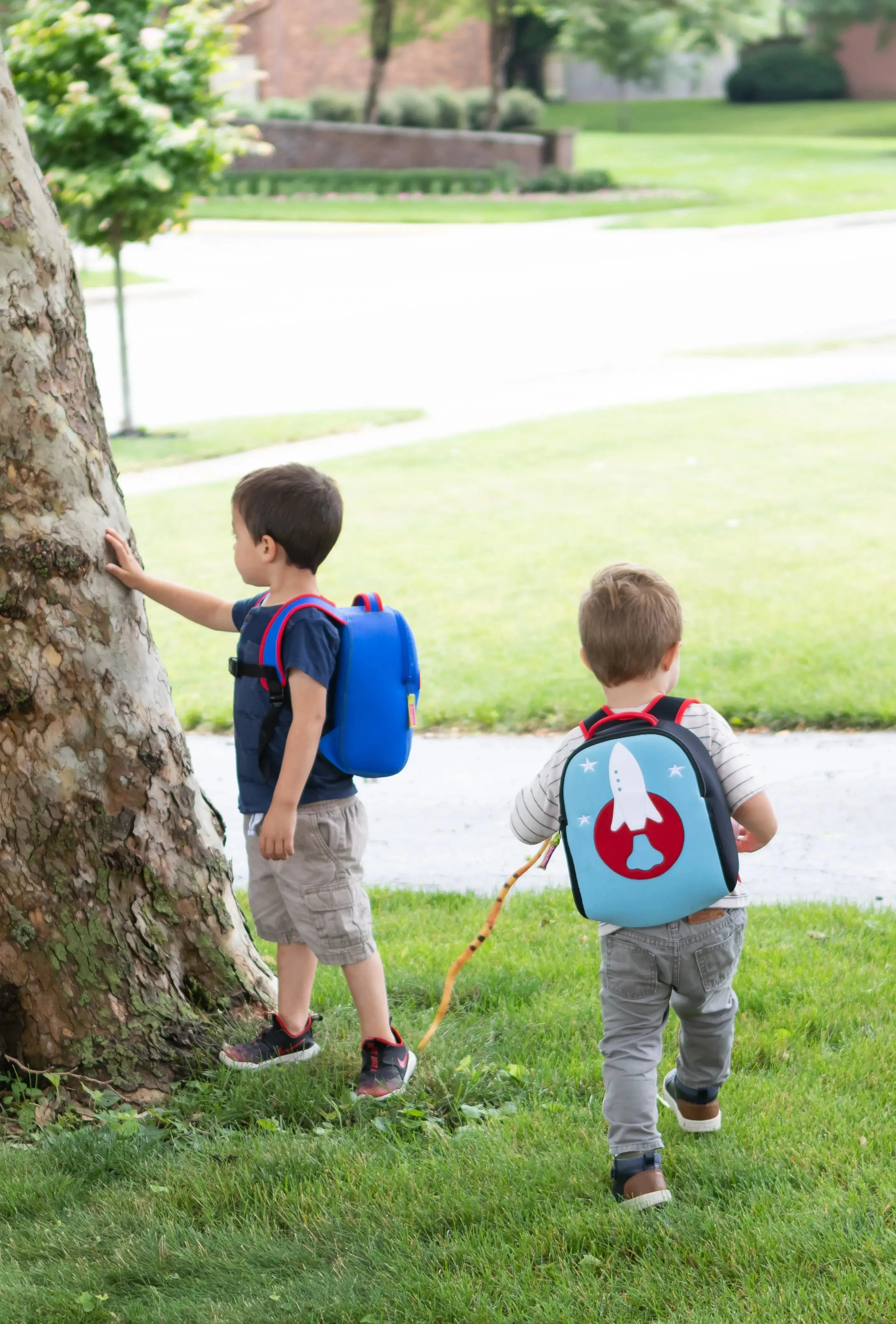 Harness Toddler Backpack-Space Rocket