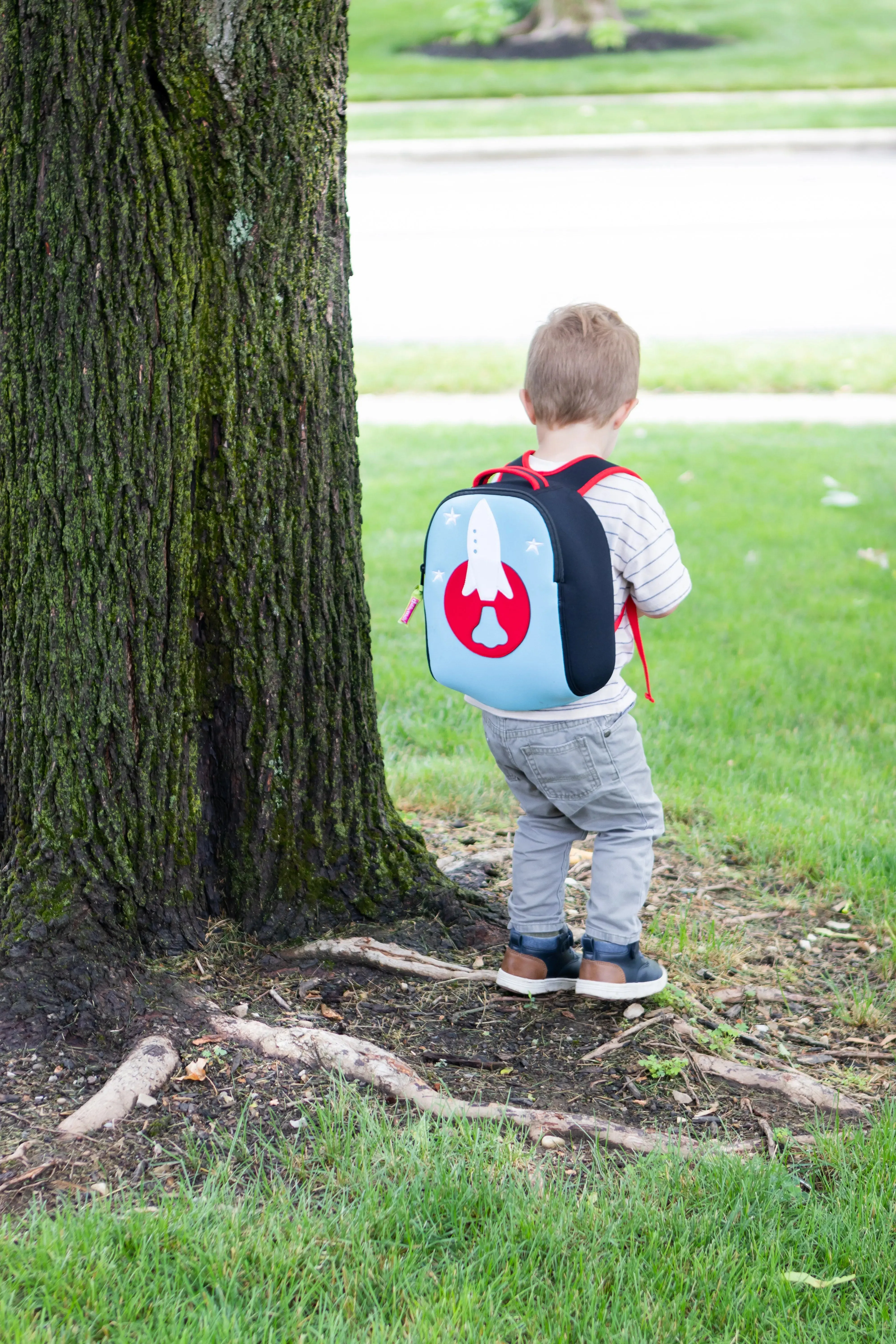 Harness Toddler Backpack-Space Rocket