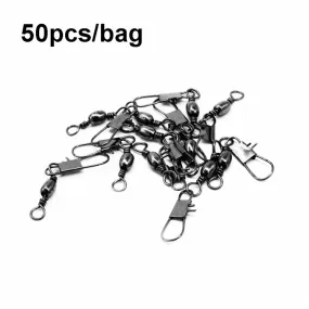 HENGJIA SS007 50pcs/bag B-pin Connector 8 Shape Swivel Loop Accessories, Specification: 5 3B (42mm)