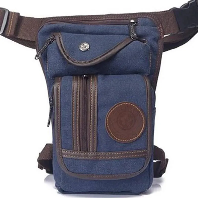 High quality men's leg bag shoulder bag