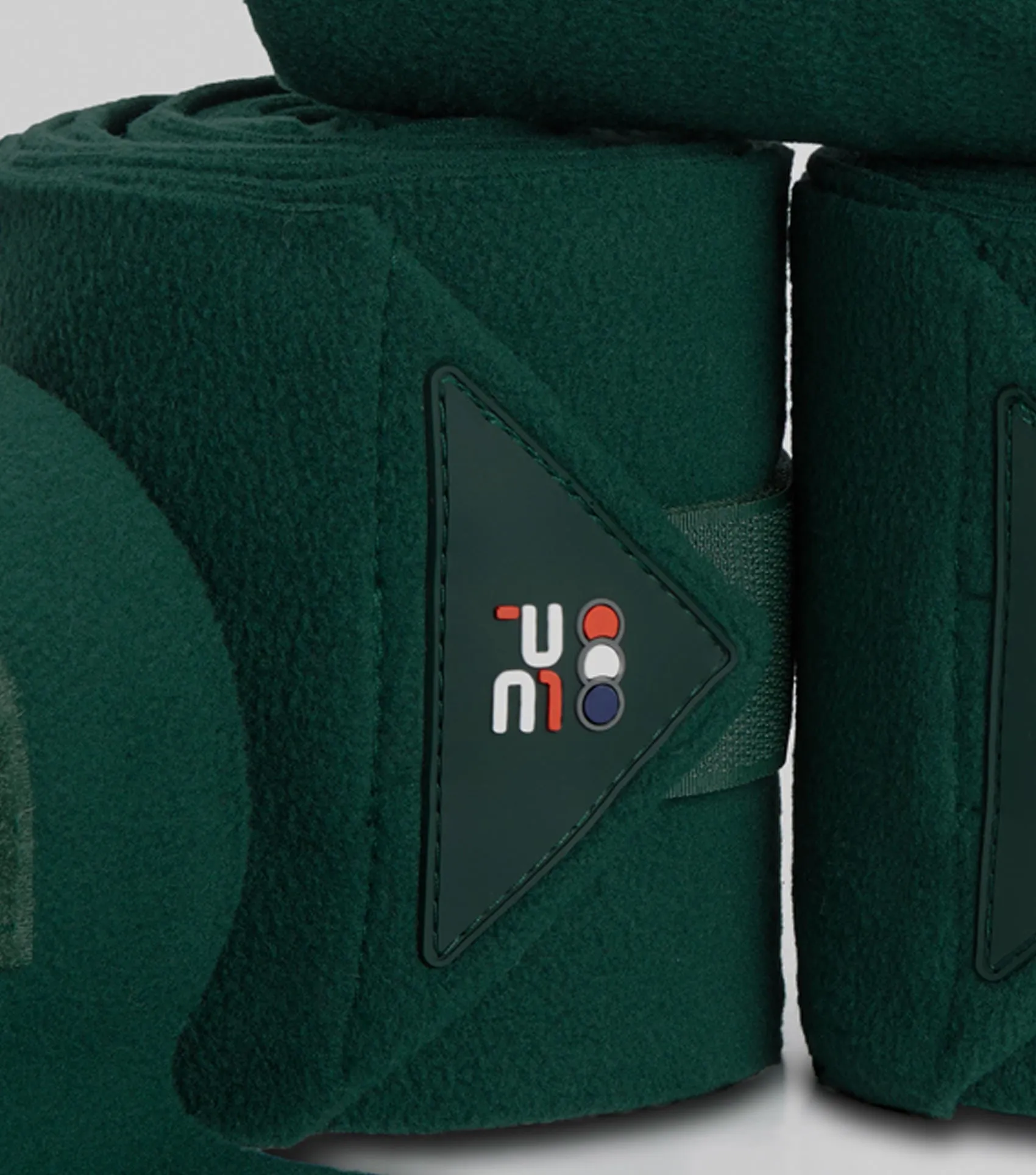 Horse Polo Fleece Bandages Green