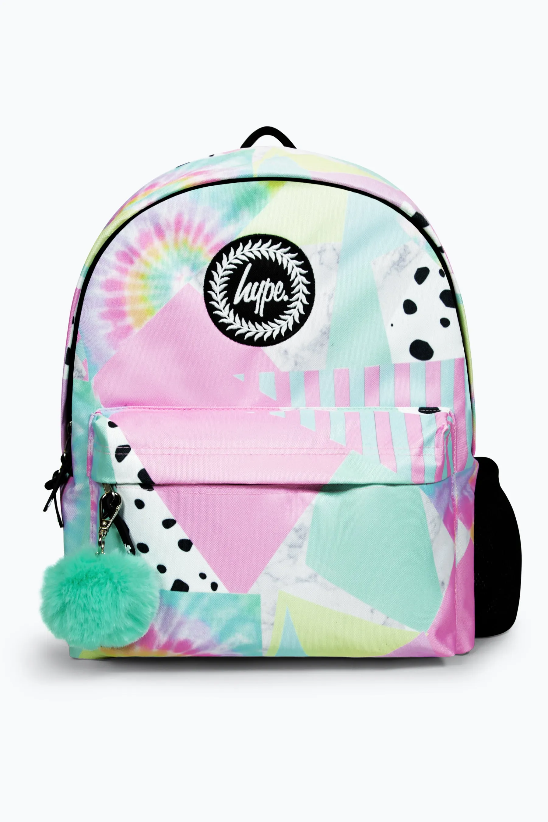 Hype Girls Iconic Pastel Collage Multicolour Backpack