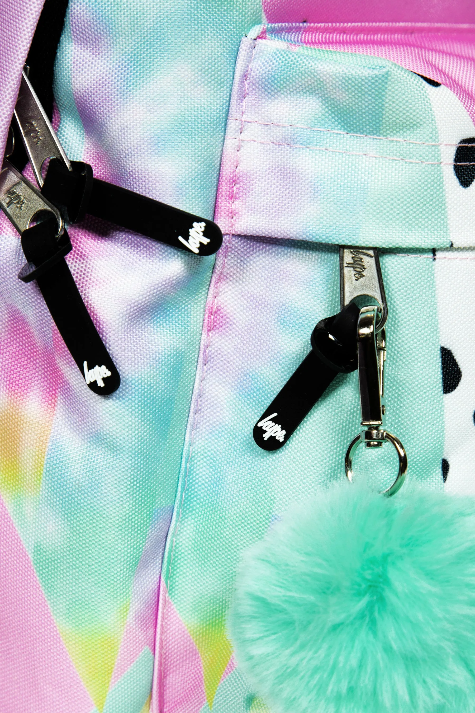 Hype Girls Iconic Pastel Collage Multicolour Backpack