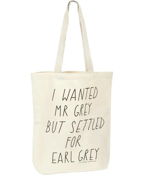 I Wanted Mr. Grey canvas tote