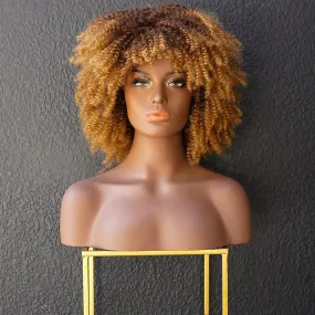 JAYDA Caramel Afro Curl Wig