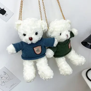 Kawaii Fluffy Bear Bag - Kawaii Bag