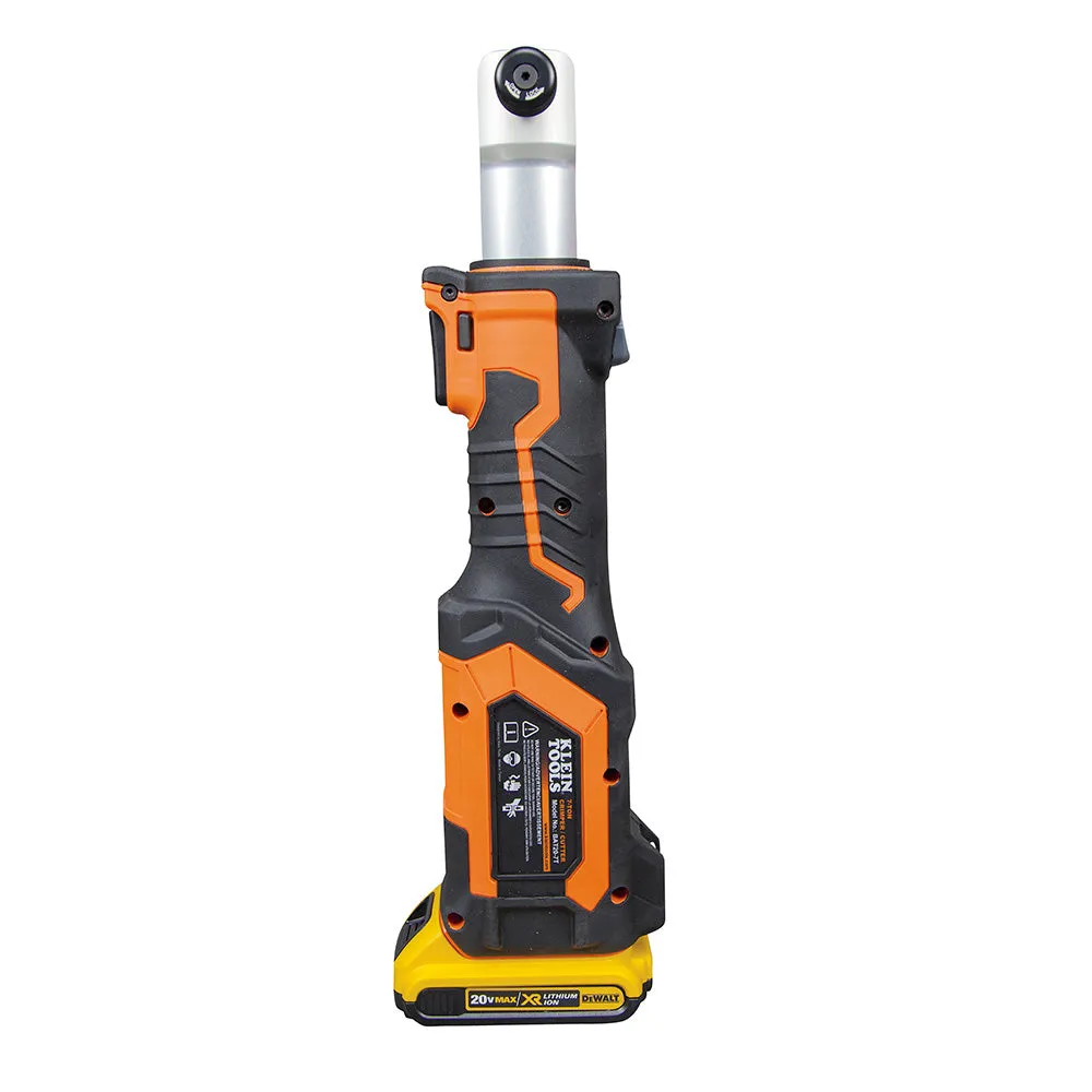 Klein BAT207T13 Battery-Operated Cutter/Crimper, No Heads, 2 Ah