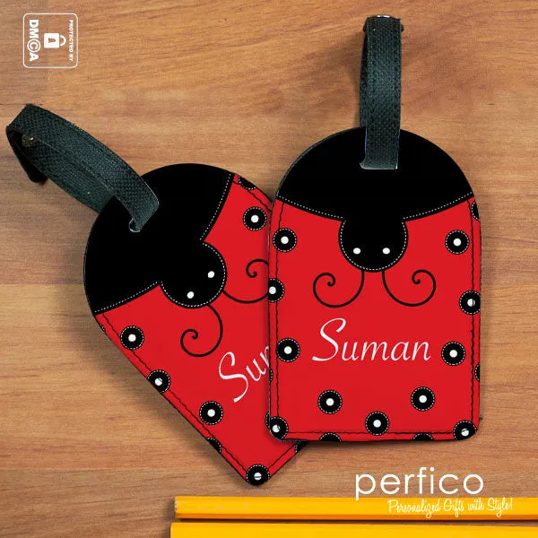 Ladybug © Personalized Luggage Tag for Kids