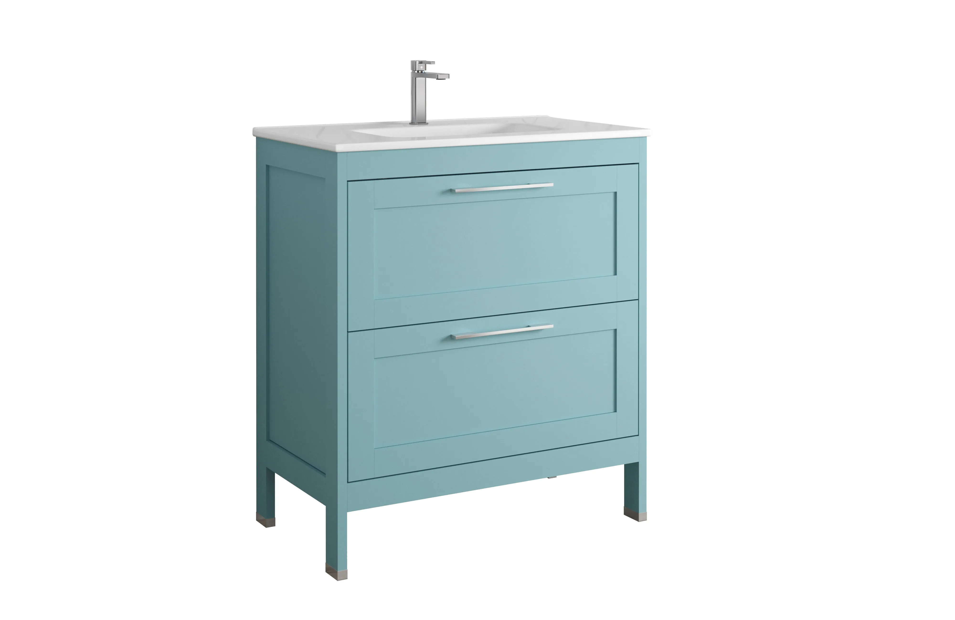 Lakeside Bathroom Single Vanity Cabinet with Onix Basin