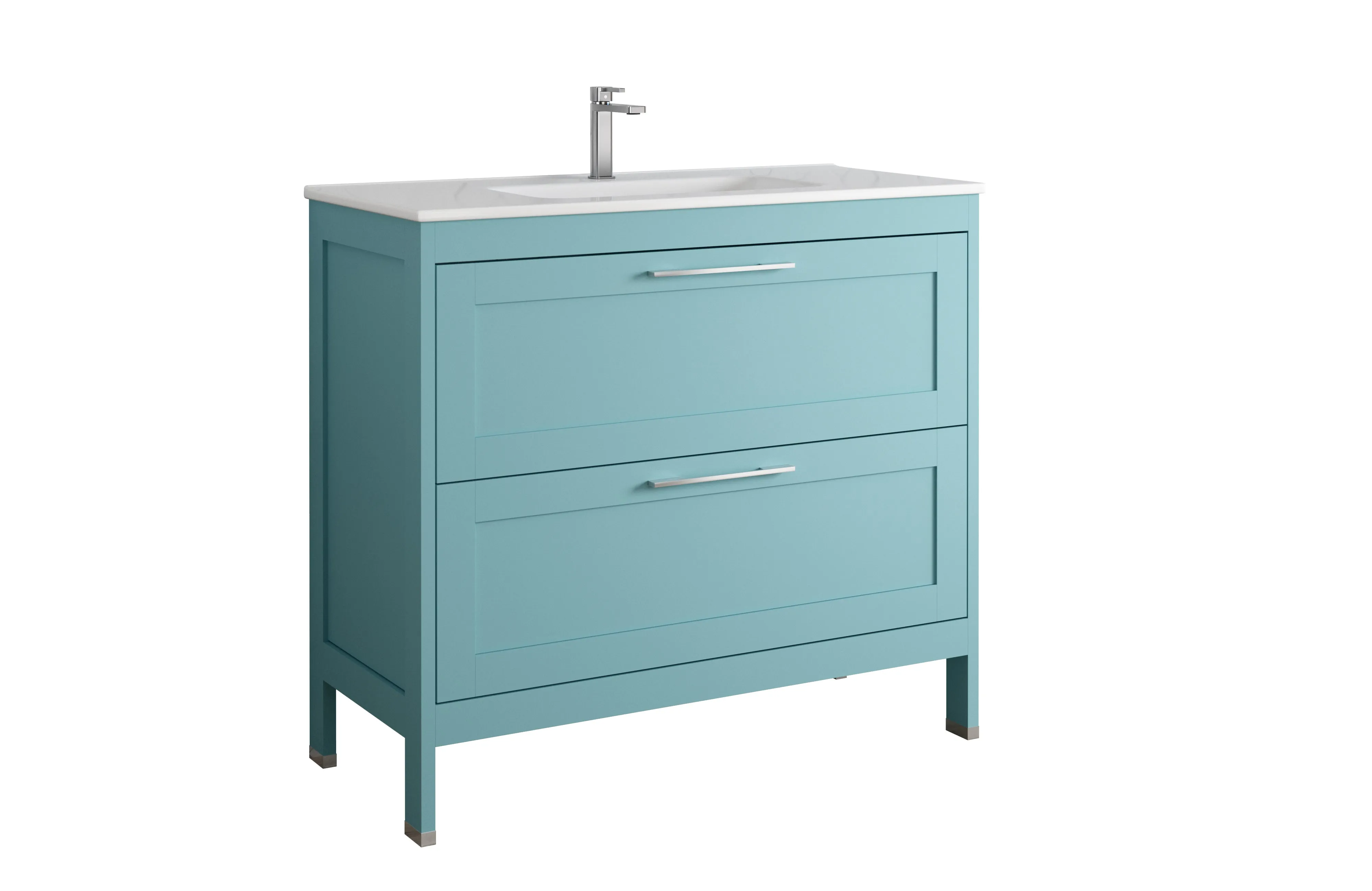 Lakeside Bathroom Single Vanity Cabinet with Onix Basin