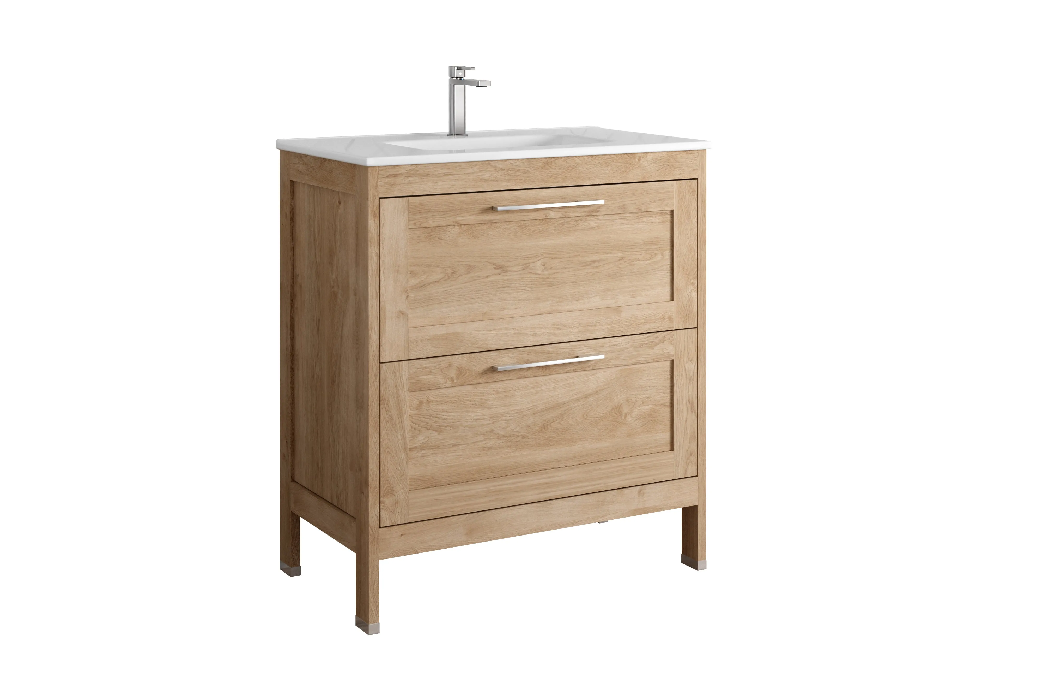 Lakeside Bathroom Single Vanity Cabinet with Onix Basin