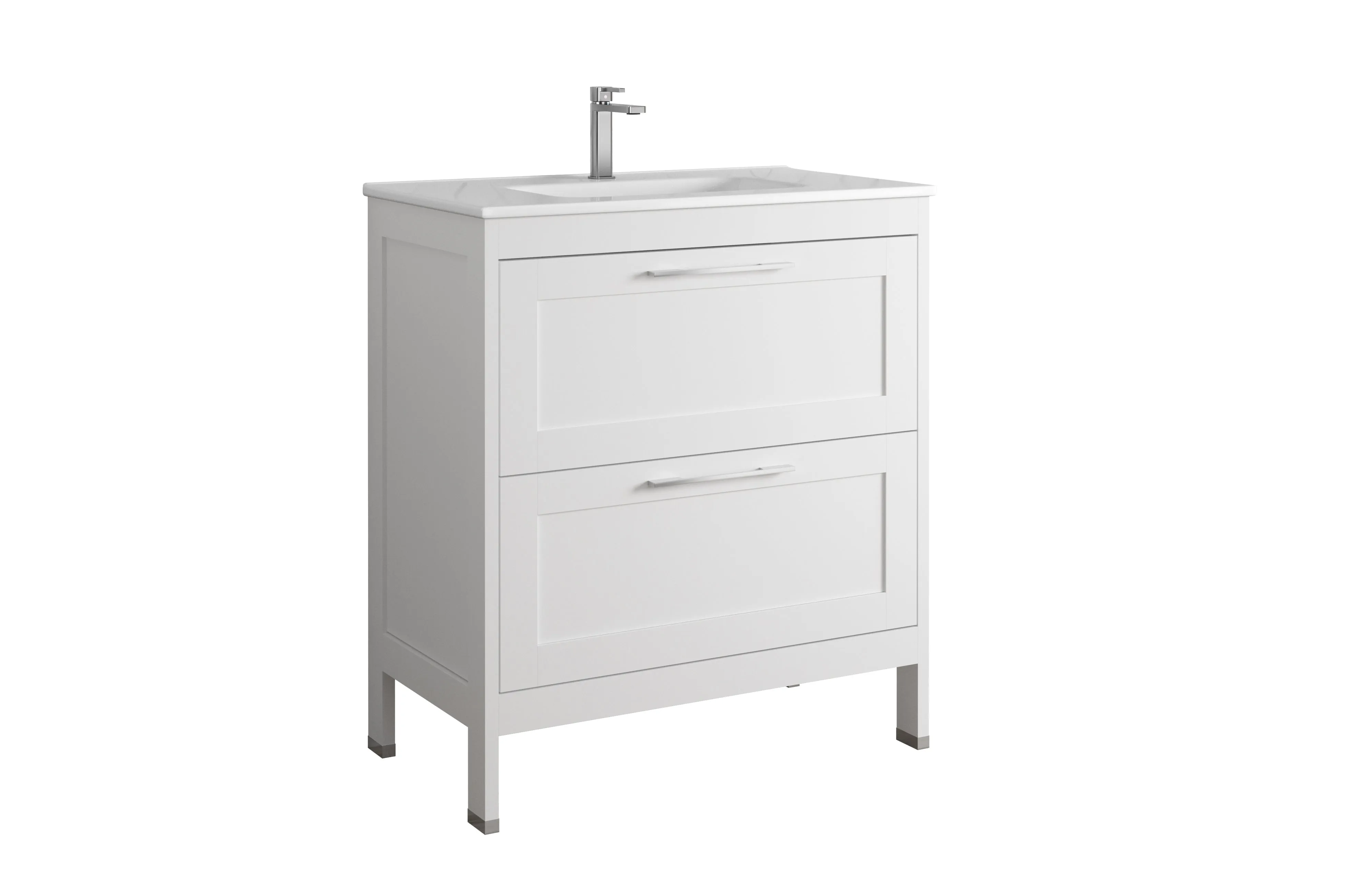 Lakeside Bathroom Single Vanity Cabinet with Onix Basin