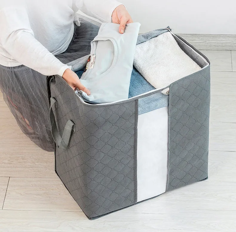 Large Foldable Wardrobe Organizer Clothes Storage Bag