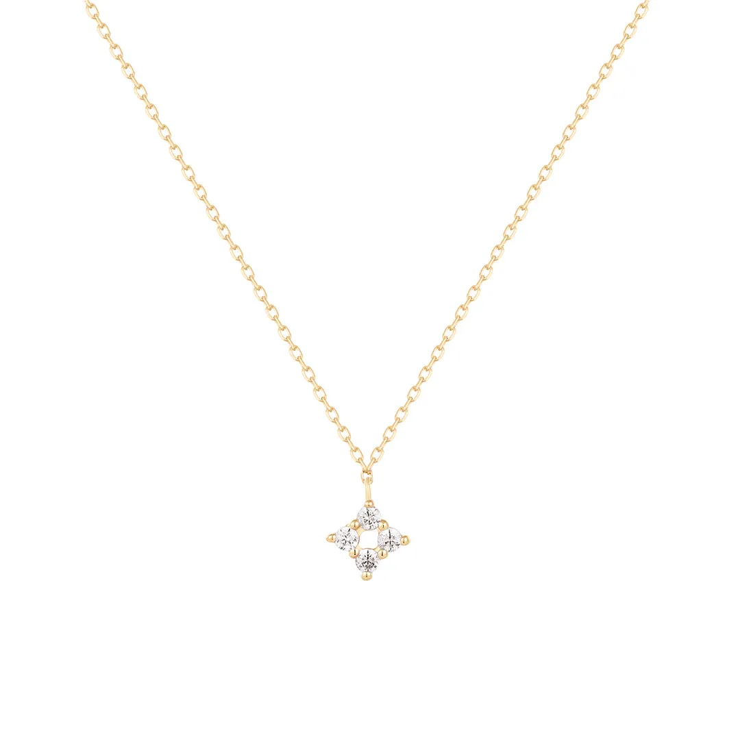 LEANNE | Natural Diamond Drop Necklace