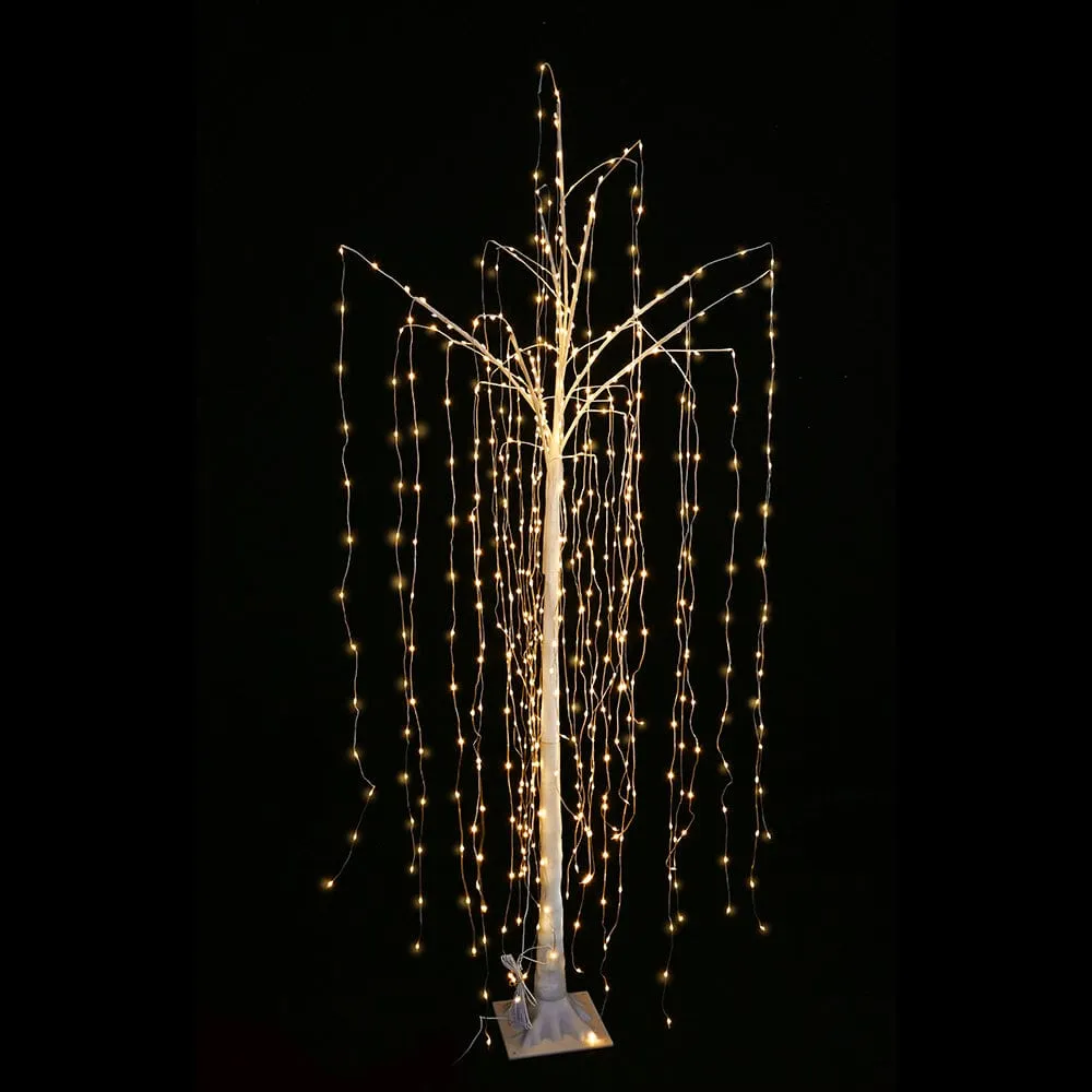 LED Warm Flexi Cable Pin Lights Willow Tree (180cm)