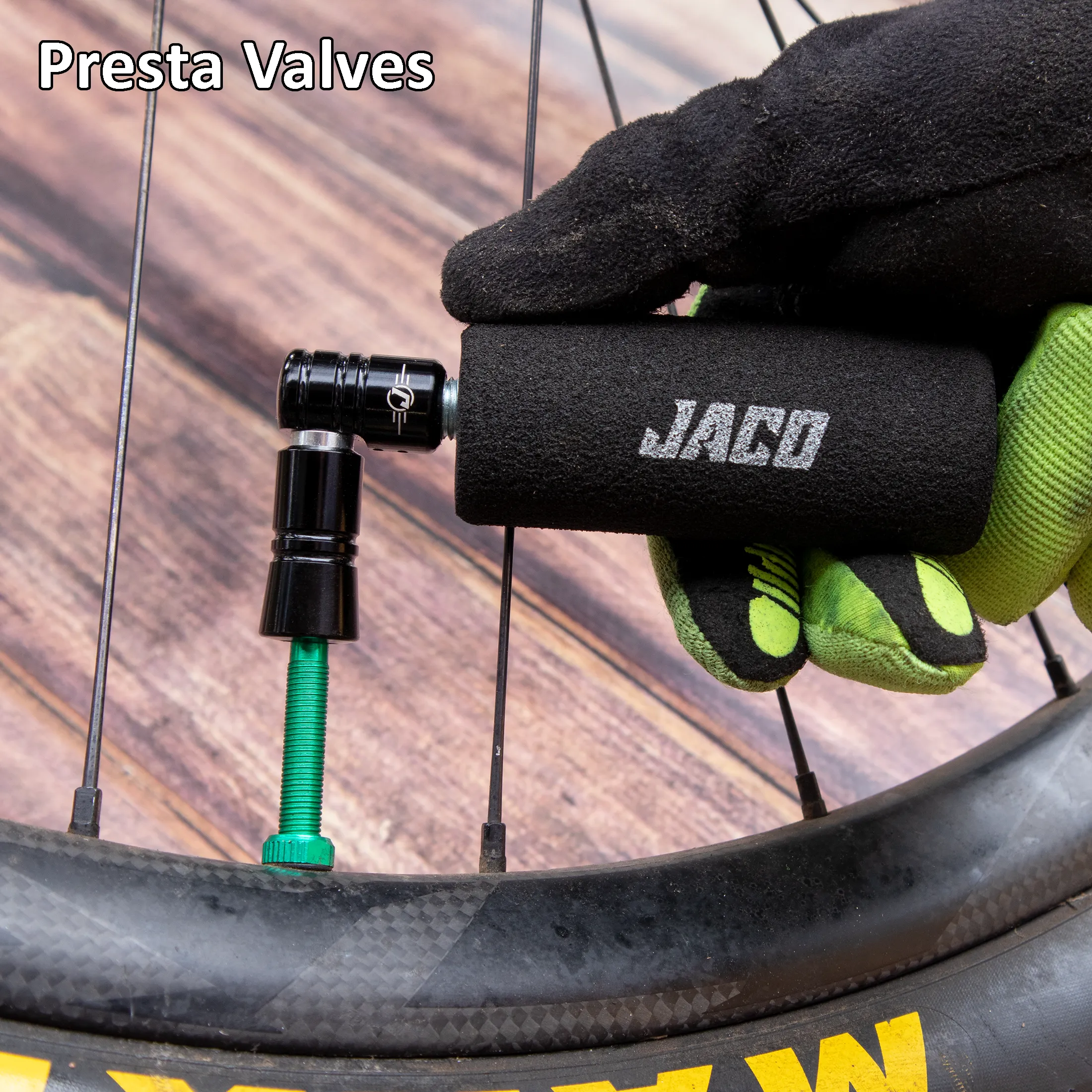 Lightning™ CO2 Inflator for Bike Tires (Presta   Schrader) (CO2 Cartridge Not Included)