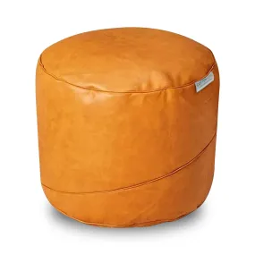 Luxury Pure Faux Leather Ottoman 45x35 cm