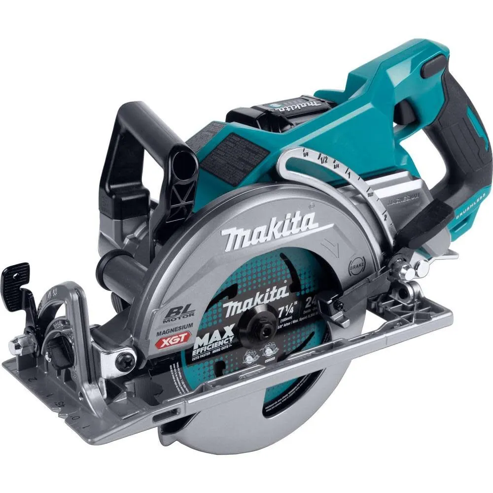 Makita 40V Max XGT️ 7-1/4 In. Circular Saw Kit Rear Handle