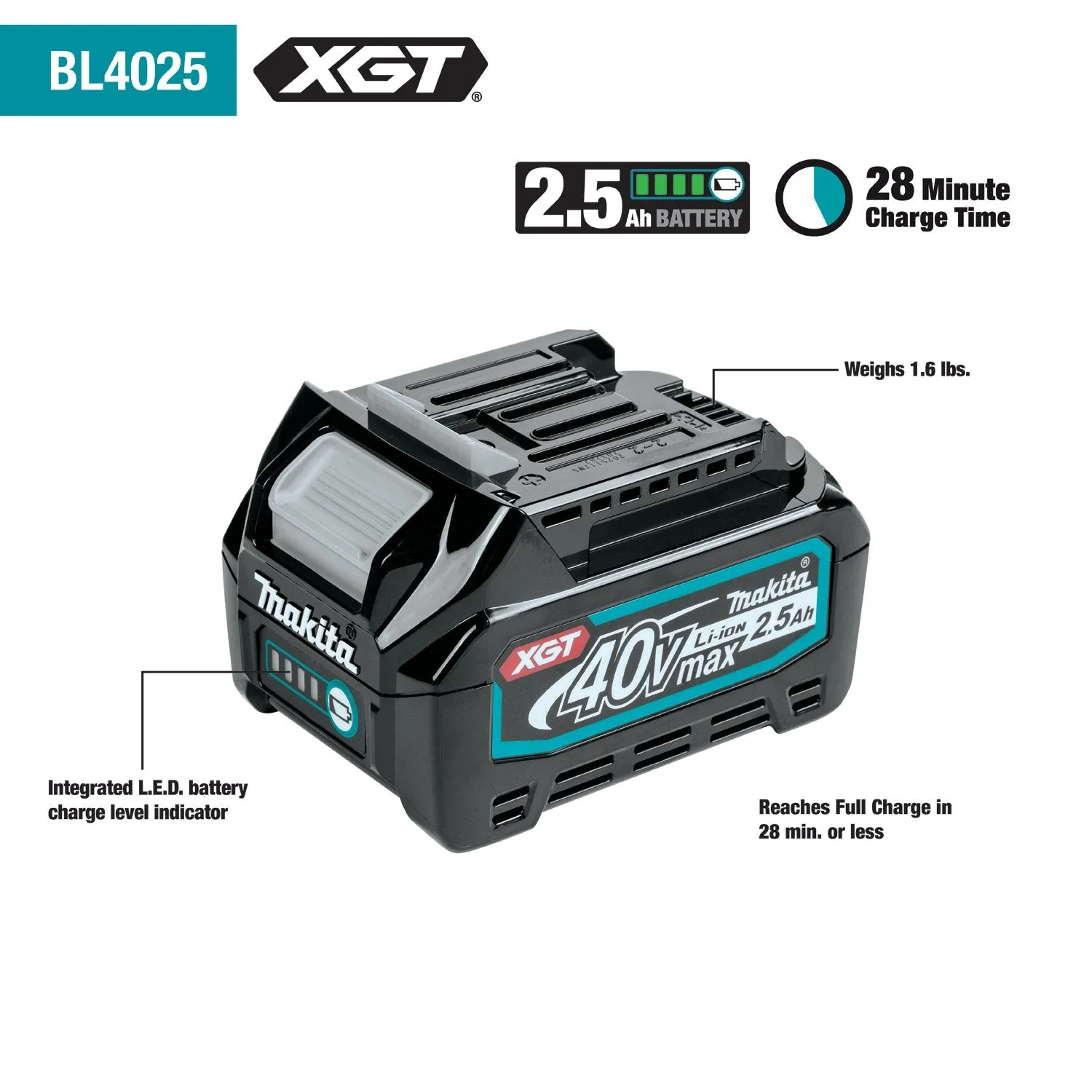 Makita (GT200D) 40V max XGT® Brushless  2 Pc. Combo Kit