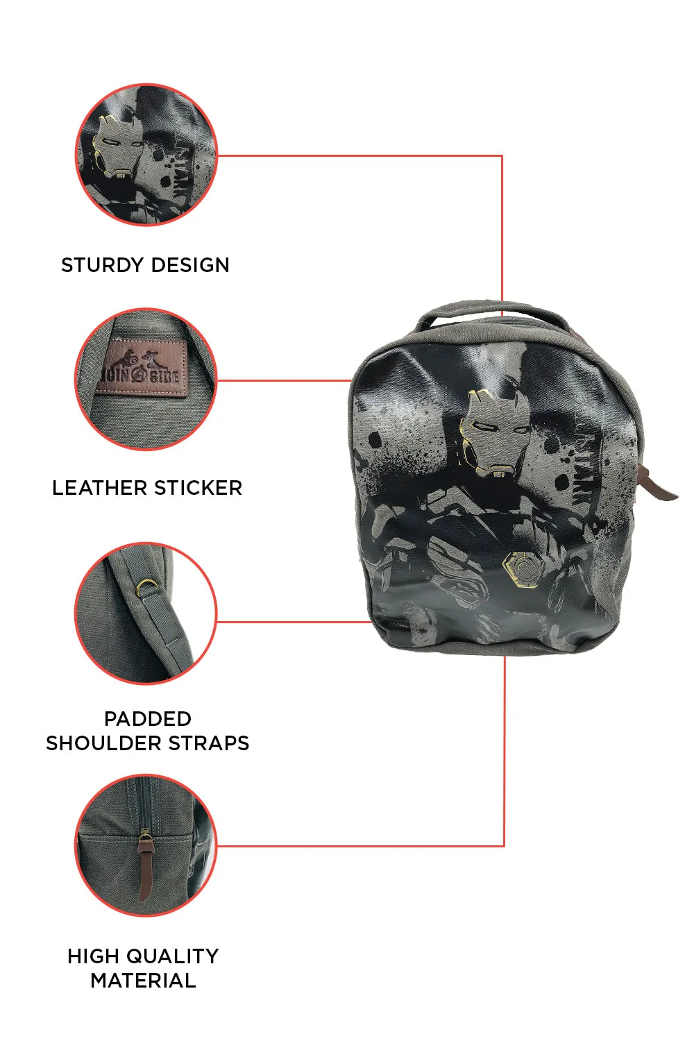 Marvel Iron Man Canvas Backpack Legend Range